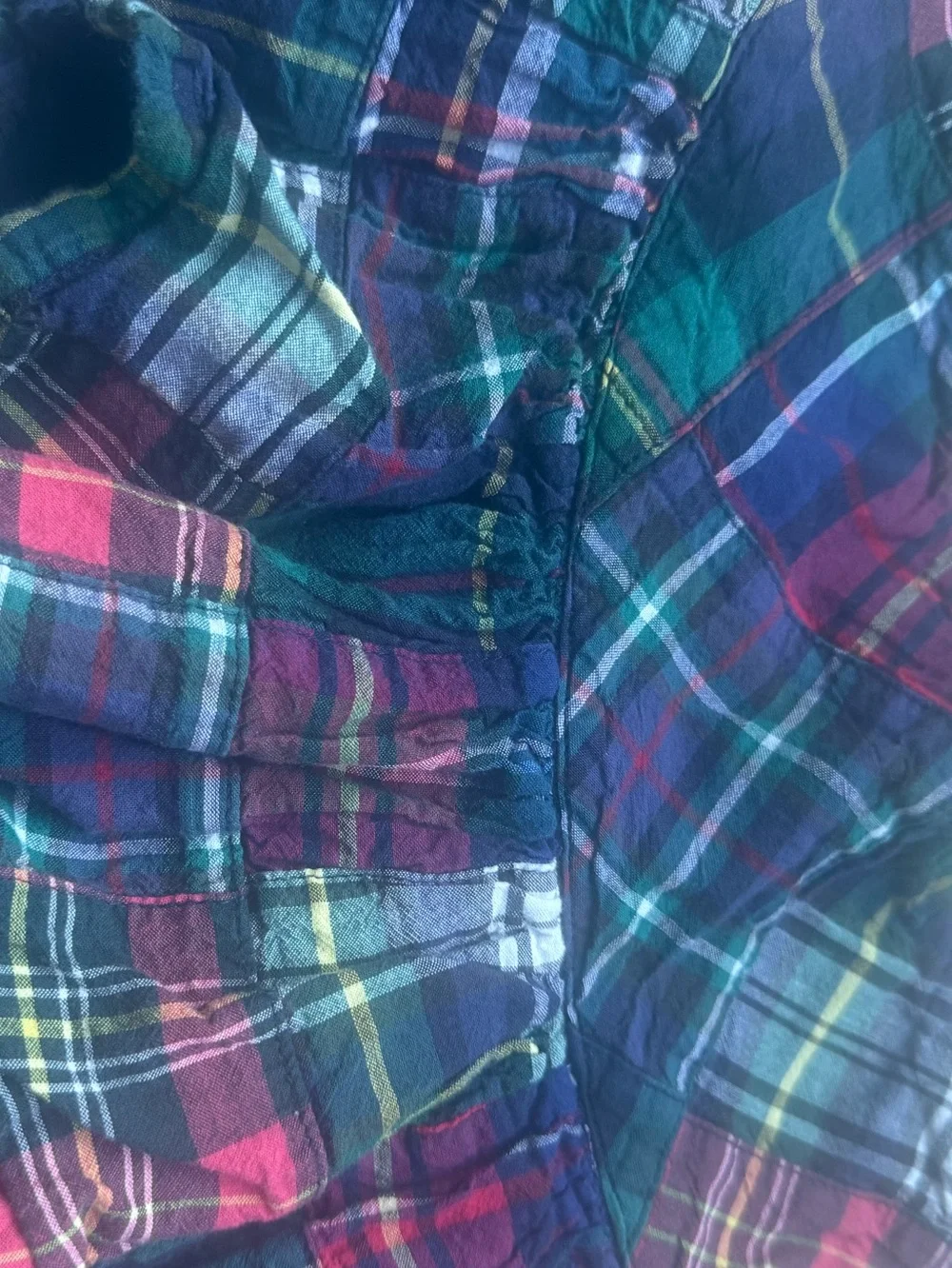 Girls Plaid Ruffle Skirt Multi Color Christmas holiday navy red green white polo